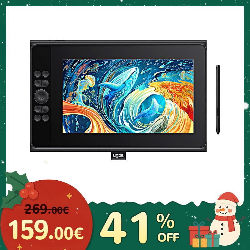 11.9 Inch Drawing Monitor UE12 Plus | ugee Official Store